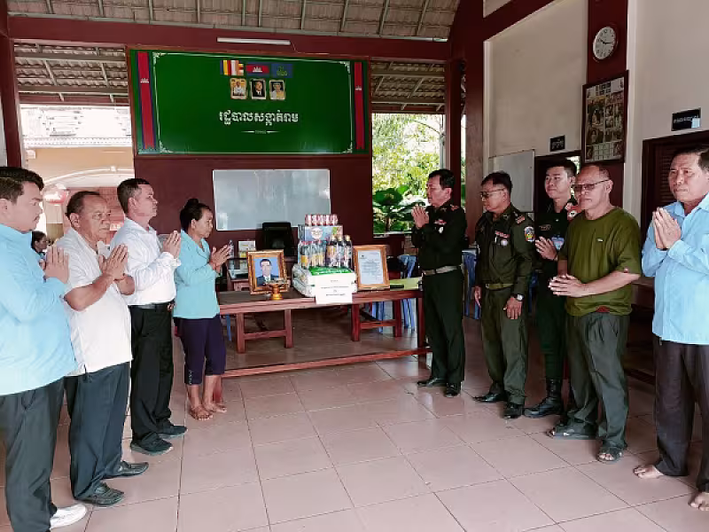 អ.ន.ក. ខេត្តព្រះសីហនុ នាំយកថវិកាបេឡាមរណសង្គ្រោះជូនគ្រួសារសពអតីតយុទ្ធជនចំនួន ៤គ្រួសារ - Image 4