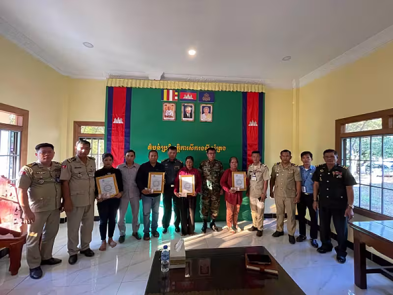 អ.ន.ក. ខេត្តស្ទឹងត្រែង  នាំយកថវិកាបេឡាមរណសង្គ្រោះជូនគ្រួសារសពអតីតយុទ្ធជនចំនួន ៤គ្រួសារ