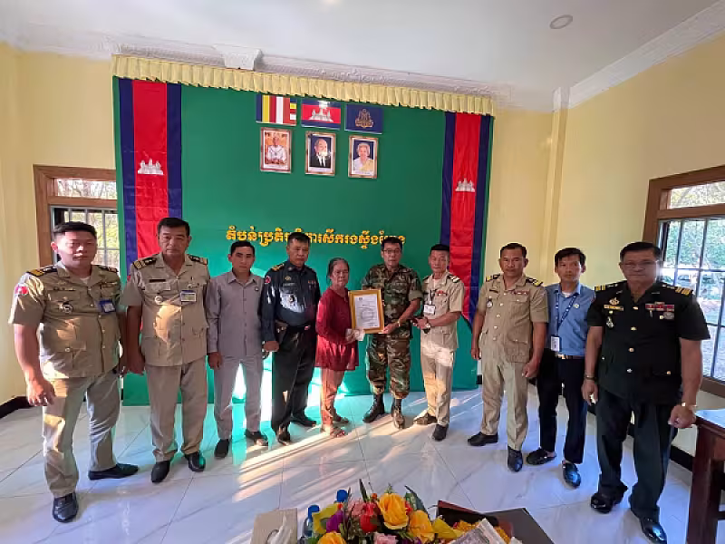 អ.ន.ក. ខេត្តស្ទឹងត្រែង  នាំយកថវិកាបេឡាមរណសង្គ្រោះជូនគ្រួសារសពអតីតយុទ្ធជនចំនួន ៤គ្រួសារ - Image 4