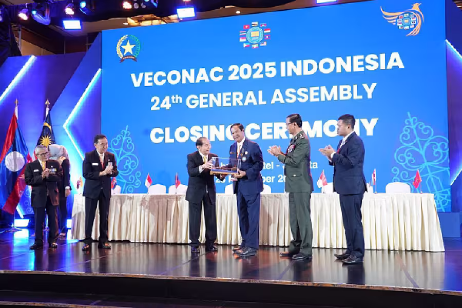 សមាគមអតីតយុទ្ធជន និងនិវត្តជនកម្ពុជា ចាប់ផ្តើមធ្វើជាប្រធានប្តូរវេនជាផ្លូវការ សម្រាប់មហាសន្និបាតសហព័ន្ធអតីតយុទ្ធជនបណ្តាប្រទេសអាស៊ាន ឆ្នាំ២០២៦  - Image 3