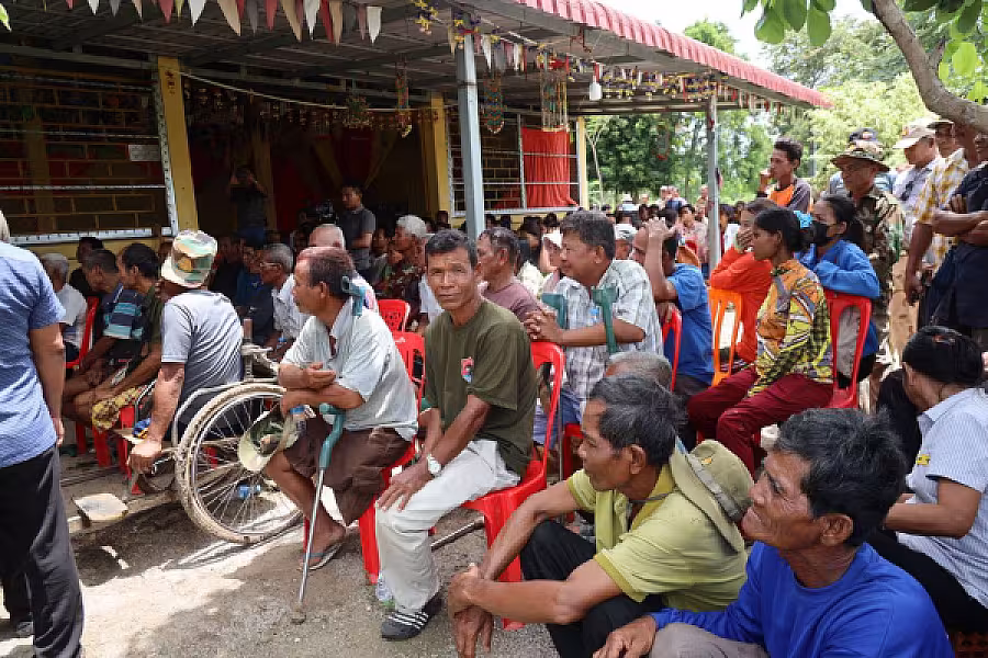 ឯកឧត្តមកិត្តិសង្គហបណ្ឌិត គន់ គីម ទេសរដ្ឋមន្ត្រី អគ្គលេខាធិការសមាគមអតីតយុទ្ធជនកម្ពុជា ចុះពិនិត្យសុខុមាលភាពអតីតយុទ្ធជន នៅមជ្ឈមណ្ឌលបច្ចេកវិទ្យាសន្តិភាព - Image 5