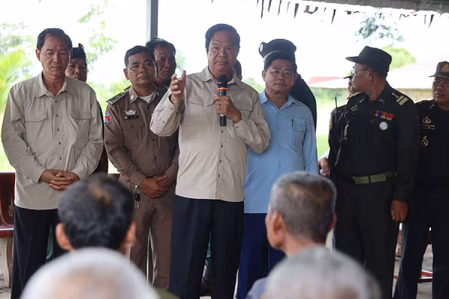 ឯកឧត្តមកិត្តិសង្គហបណ្ឌិត គន់ គីម ទេសរដ្ឋមន្ត្រី អគ្គលេខាធិការសមាគមអតីតយុទ្ធជនកម្ពុជា ចុះពិនិត្យសុខុមាលភាពអតីតយុទ្ធជន នៅមជ្ឈមណ្ឌលបច្ចេកវិទ្យាសន្តិភាព - Image 6