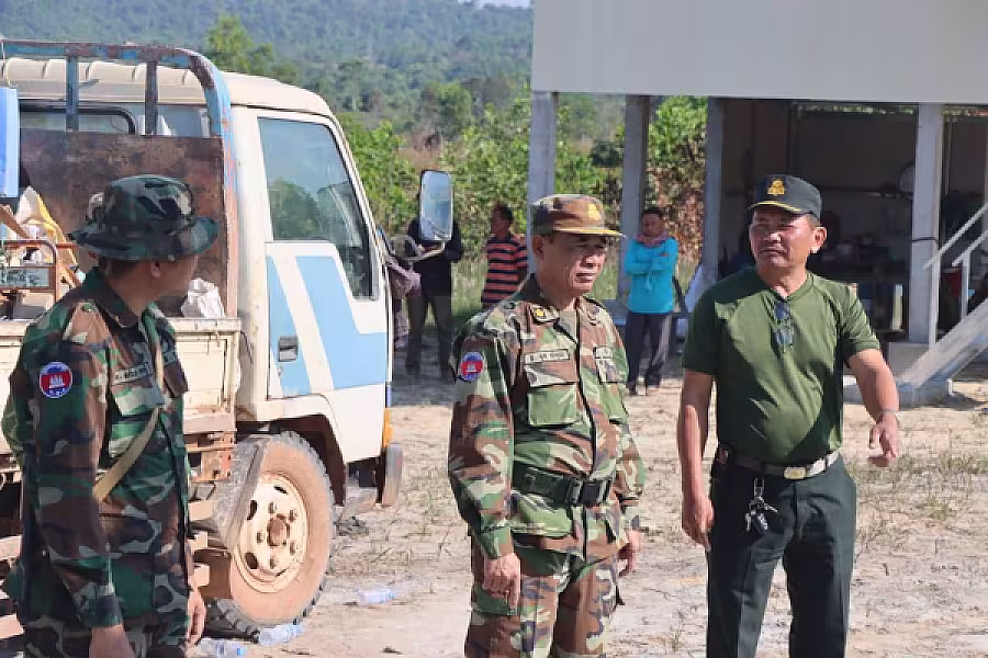 អ.ន.ក. ខេត្តព្រះសីហនុចុះពិនិត្យវឌ្ឍនភាពអគារស្នាក់ការ និងធ្វើអណ្តូងទឹកជូនគ្រួសារអតីតយុទ្ធជន