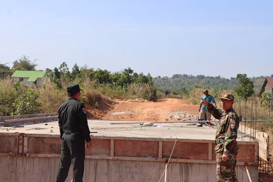 អ.ន.ក. ខេត្តព្រះសីហនុចុះពិនិត្យវឌ្ឍនភាពអគារស្នាក់ការ និងធ្វើអណ្តូងទឹកជូនគ្រួសារអតីតយុទ្ធជន - Image 3