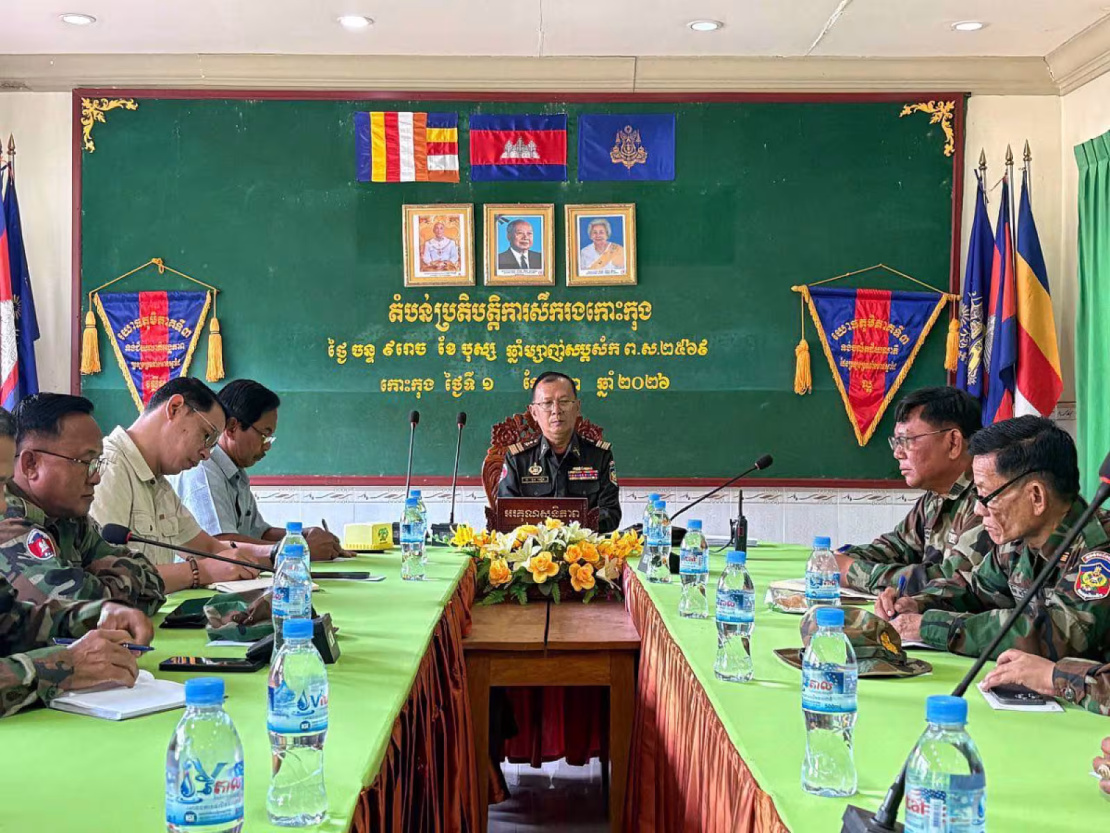 អ.ន.ក. ខេត្តកោះកុងចុះពិនិត្យរៀបចំសាលកម្មវិធីសំណេះសំណាលអតីតយុទ្ធជន និងនិវត្តជនកម្ពុជា