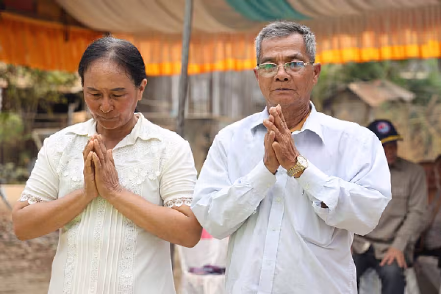 អំណោយផ្ទះមួយខ្នងរបស់សម្តេចធិបតី ហ៊ុន ម៉ាណែត ចាប់ផ្តើមសាងសង់ជូនអតីតយុទ្ធជន នៅខេត្តបាត់ដំបង - Image 10