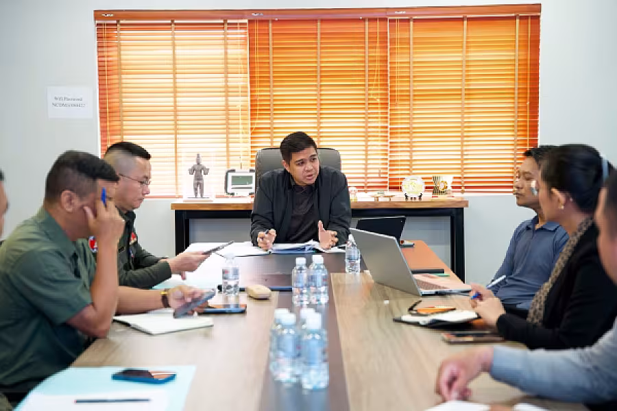 ឯកឧត្តម គីម សុផារុន អគ្គលេខាធិការរង អ.ន.ក. ដឹកនាំកិច្ចប្រជុំត្រៀមរៀបចំមហាសន្និបាតសហព័ន្ធអតីតយុទ្ធជនបណ្ដាប្រទេសអាស៊ានលើកទី២៥ - Image 2