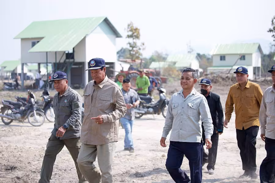 ឯកឧត្តម ទេសរដ្ឋមន្រ្តី គន់ គីម អញ្ជើញចុះពិនិត្យស្ថានភាពរស់នៅអតីតយុទ្ធជន និងអណ្តូងទឹក នៅភូមិប៊ុនរ៉ានីសែនជ័យដំណាក់ទ្រយឹង