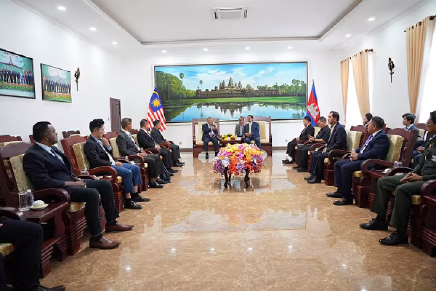 ឯកឧត្តមទេសរដ្ឋមន្រ្តី គន់ គីម អញ្ជើញជួបពិភាក្សាការងារជាមួយ ប្រធានសមាគមអតីតយុទ្ធជនកងកម្លាំងម៉ាឡេស៊ី - Image 2