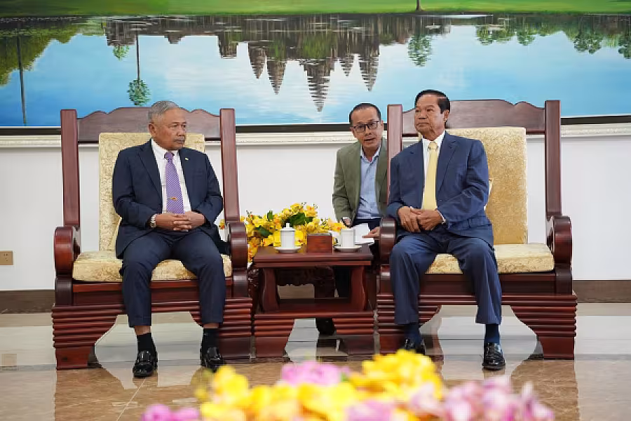 ឯកឧត្តមទេសរដ្ឋមន្រ្តី គន់ គីម អញ្ជើញជួបពិភាក្សាការងារជាមួយ ប្រធានសមាគមអតីតយុទ្ធជនកងកម្លាំងម៉ាឡេស៊ី - Image 3