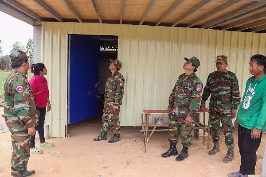 អ.ន.ក.ខេត្តព្រះសីហនុ ចុះពិនិត្យវឌ្ឍនភាពការសាងសង់ទីស្នាក់ការសមាគម - Image 5