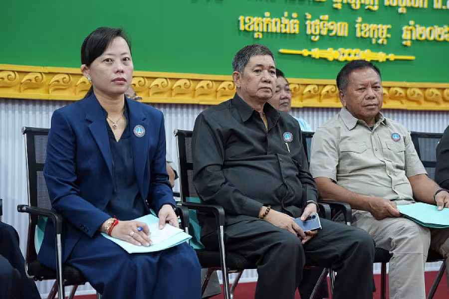 ឯកឧត្តម គន់ គីម អញ្ជើញជាអធិបតីប្រកាសសមាសភាពថ្នាក់ដឹកនាំគណៈកម្មាធិការសមាគមអតីតយុទ្ធជន និងនិវត្តជនកម្ពុជា ខេត្តកំពង់ធំ - Image 4