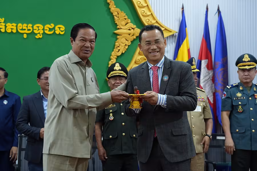 ឯកឧត្តម គន់ គីម អញ្ជើញជាអធិបតីប្រកាសសមាសភាពថ្នាក់ដឹកនាំគណៈកម្មាធិការសមាគមអតីតយុទ្ធជន និងនិវត្តជនកម្ពុជា ខេត្តកំពង់ធំ - Image 7