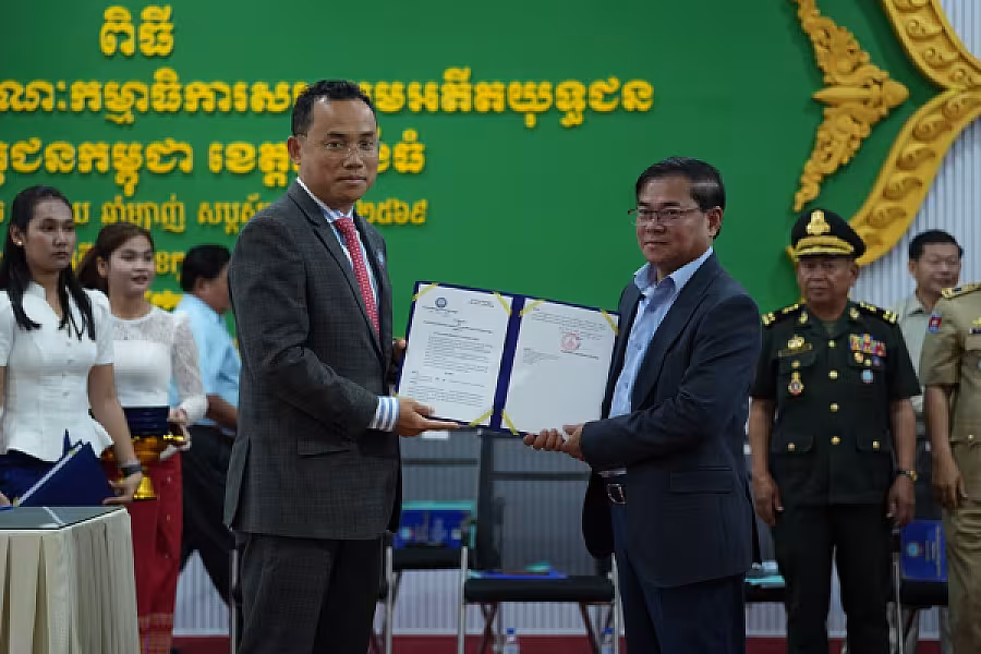 ឯកឧត្តម គន់ គីម អញ្ជើញជាអធិបតីប្រកាសសមាសភាពថ្នាក់ដឹកនាំគណៈកម្មាធិការសមាគមអតីតយុទ្ធជន និងនិវត្តជនកម្ពុជា ខេត្តកំពង់ធំ - Image 13