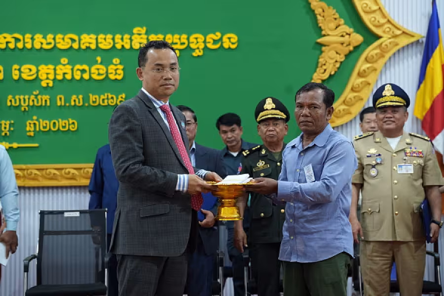 ឯកឧត្តម គន់ គីម អញ្ជើញជាអធិបតីប្រកាសសមាសភាពថ្នាក់ដឹកនាំគណៈកម្មាធិការសមាគមអតីតយុទ្ធជន និងនិវត្តជនកម្ពុជា ខេត្តកំពង់ធំ - Image 26