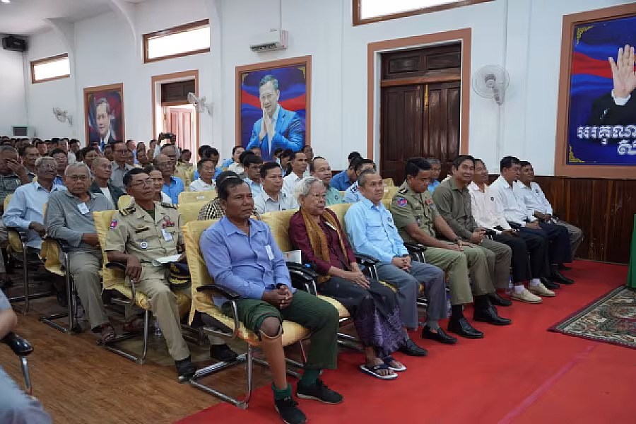 ឯកឧត្តម គន់ គីម អញ្ជើញជាអធិបតីប្រកាសសមាសភាពថ្នាក់ដឹកនាំគណៈកម្មាធិការសមាគមអតីតយុទ្ធជន និងនិវត្តជនកម្ពុជា ខេត្តកំពង់ធំ - Image 29