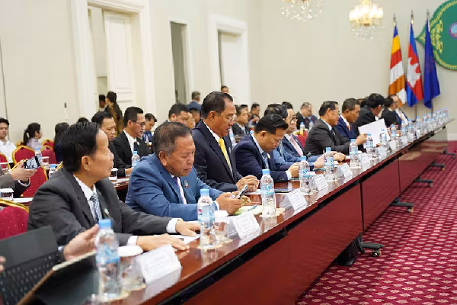 ឯកឧត្តមសន្តិបណ្ឌិត នេត សាវឿន អញ្ជើញជាអធិបតីប្រកាសសមាសភាព អ.ន.ក.តាមវិស័យចំនួន ៣២ ក្រសួង ស្ថាប័ន  - Image 23