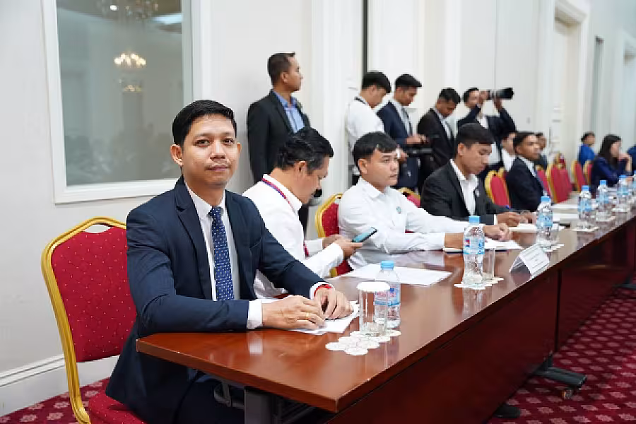 ឯកឧត្តមសន្តិបណ្ឌិត នេត សាវឿន អញ្ជើញជាអធិបតីប្រកាសសមាសភាព អ.ន.ក.តាមវិស័យចំនួន ៣២ ក្រសួង ស្ថាប័ន  - Image 28