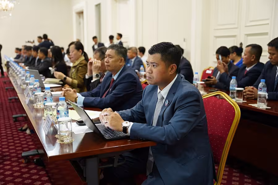 ឯកឧត្តមសន្តិបណ្ឌិត នេត សាវឿន អញ្ជើញជាអធិបតីប្រកាសសមាសភាព អ.ន.ក.តាមវិស័យចំនួន ៣២ ក្រសួង ស្ថាប័ន  - Image 29