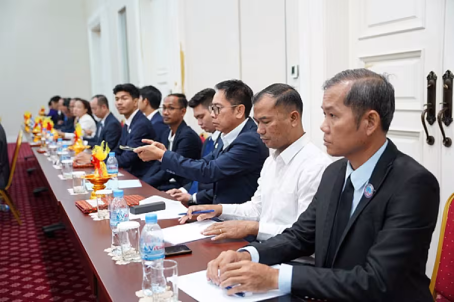 ឯកឧត្តមសន្តិបណ្ឌិត នេត សាវឿន អញ្ជើញជាអធិបតីប្រកាសសមាសភាព អ.ន.ក.តាមវិស័យចំនួន ៣២ ក្រសួង ស្ថាប័ន  - Image 45