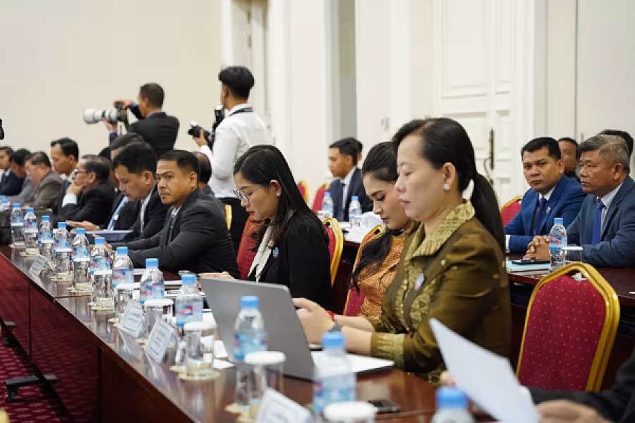 ឯកឧត្តមសន្តិបណ្ឌិត នេត សាវឿន អញ្ជើញជាអធិបតីប្រកាសសមាសភាព អ.ន.ក.តាមវិស័យចំនួន ៣២ ក្រសួង ស្ថាប័ន  - Image 49