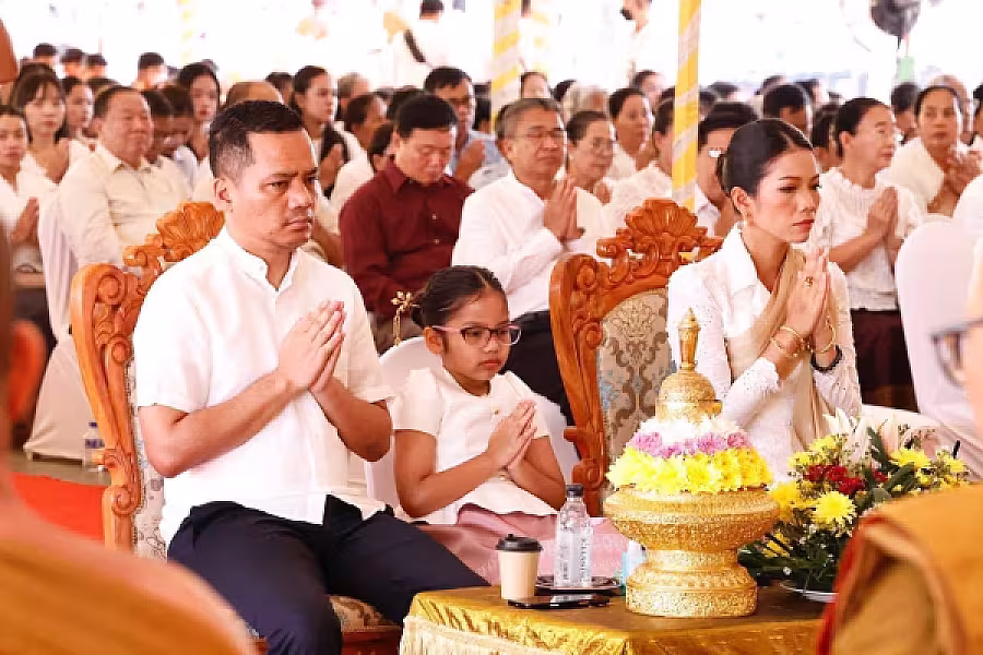 ឯកឧត្តមអ្នកឧកញ៉ា ម៉ម វណ្ណឌី អញ្ជើញចូលរួមពិធីបុណ្យឧទ្ទិសកុសលជូនវីរកងកម្លាំងប្រដាប់អាវុធពលីការពារបូរណភាពទឹកដី 