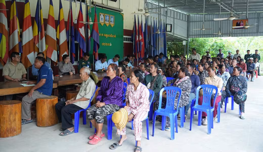 ឯកឧត្តមបណ្ឌិត កៅ ថាច និងឯកឧត្តមអ្នកឧកញ៉ា ម៉ម វណ្ណឌី អញ្ជើញចុះពិនិត្យវឌ្ឍនភាពគម្រោងចិញ្ចឹមជ្រូកកណ្តុរ - Image 4