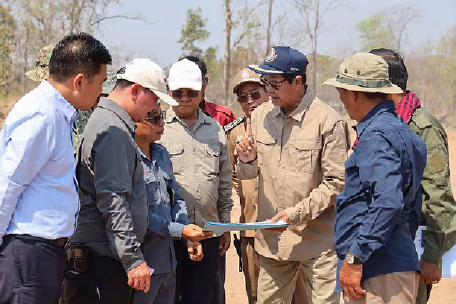 ឯកឧត្តម គន់ គីម ចុះពិនិត្យការរៀបចំហេដ្ឋារចនាសម្ព័ន្ធសាងសង់ផ្ទះជូនអតីតយុទ្ធជននៅខេត្តព្រះវិហារ - Image 6