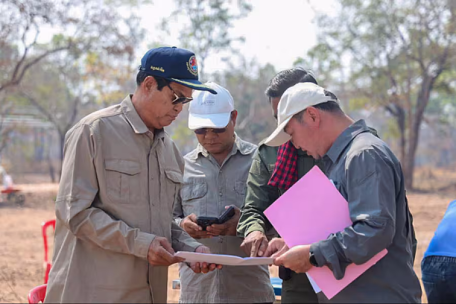 ឯកឧត្តម គន់ គីម ចុះពិនិត្យការរៀបចំហេដ្ឋារចនាសម្ព័ន្ធសាងសង់ផ្ទះជូនអតីតយុទ្ធជននៅខេត្តព្រះវិហារ - Image 8