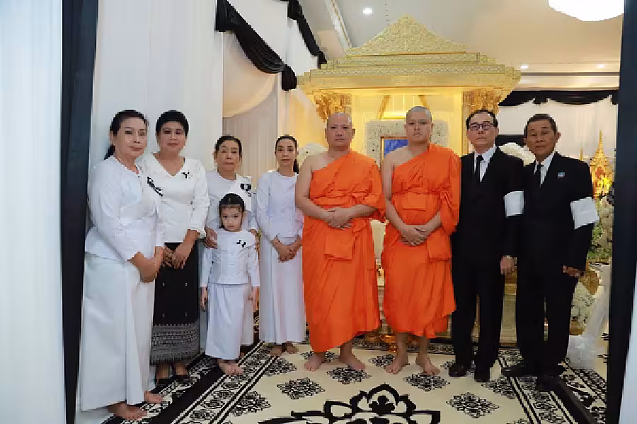 ឯកឧត្តម ឈៀ ស៊ីដារ៉ា ដឹកនាំប្រតិភូគោរពវិញ្ញាណក្ខន្ធសព ឯកឧត្តម សំ សារិត - Image 6