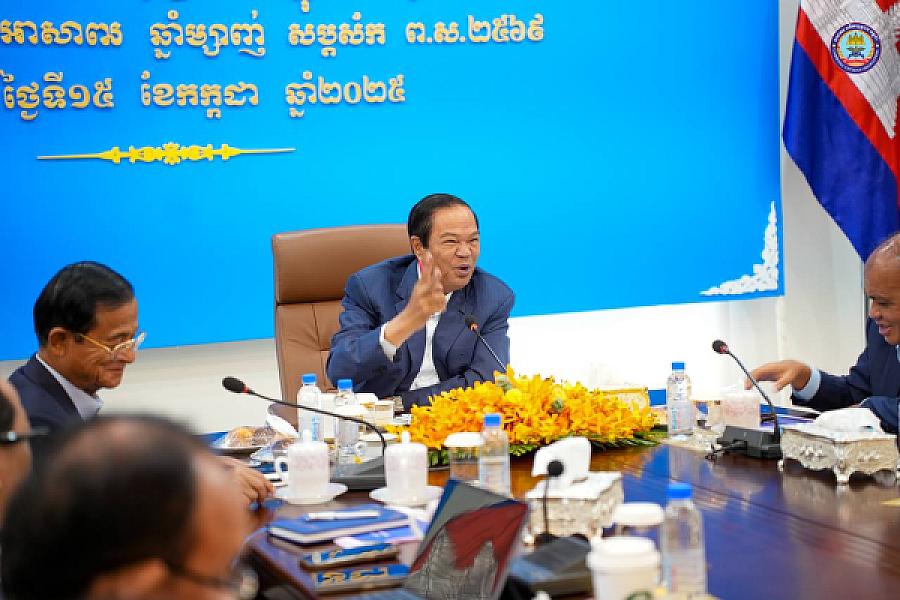 ឯកឧត្តមកិត្តិសង្គហបណ្ឌិត គន់ គីម ដឹកនាំកិច្ចប្រជុំគណៈកម្មការចំពោះកិច្ចដឹកនាំរៀបចំមហាសន្និបាតវិសាមញ្ញតំណាងសមាគមអតីតយុទ្ធជនទូទាំងប្រទេស - Image 3