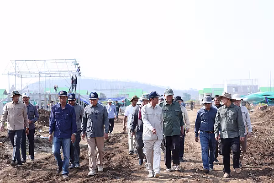 ឯកឧត្តម គន់ គីម ដឹកនាំប្រតិភូក្រសួងពាក់ព័ន្ធចុះពិនិត្យវឌ្ឍនភាពផ្ទះ និងហេដ្ឋារចនាសម្ព័ន្ធជូនអតីតយុទ្ធជន និងនិវត្តជន នៅខេត្តបន្ទាយមានជ័យ - Image 6