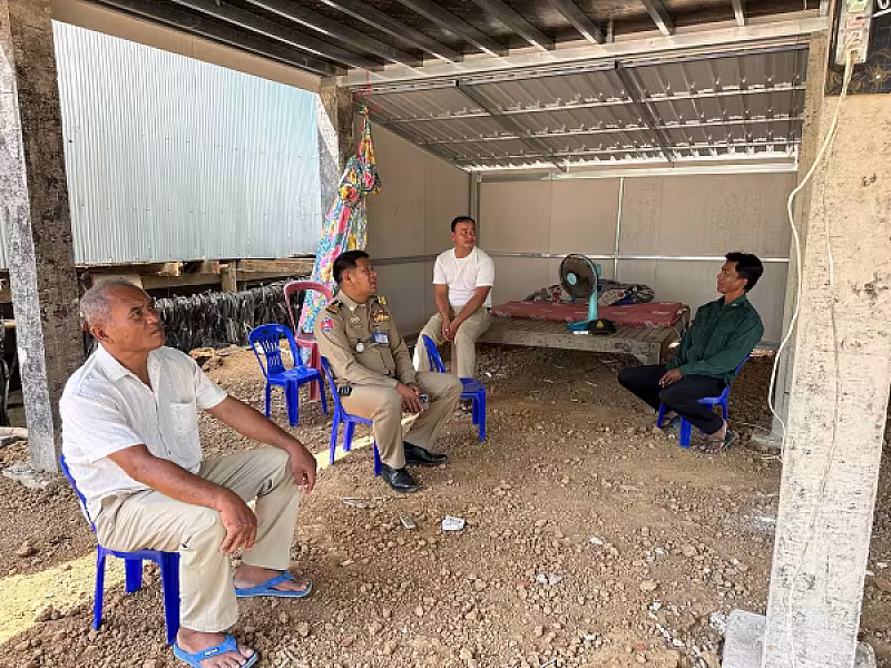 អ.ន.ក.ខេត្តបាត់ដំបង ចុះពិនិត្យផ្ទះសាងសង់រួចរាល់ជូនសមាជិក - Image 3