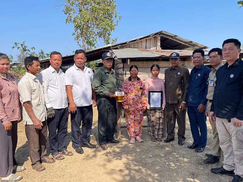 អ.ន.ក.ខេត្តស្ទឹងត្រែង នាំយកថវិកាបេឡាមរណសង្គ្រោះជូនគ្រួសារសពជាសមាជិក