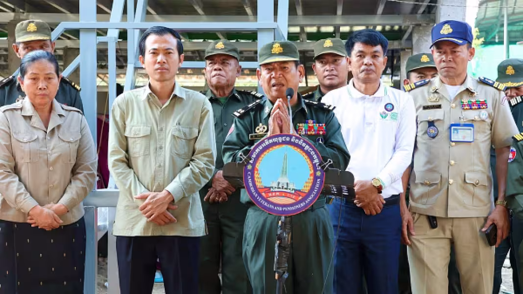 អ.ន.ក. ខេត្តកំពង់ធំ ប្រគល់ផ្ទះជូនគ្រួសារអតីតយុទ្ធជនពលី