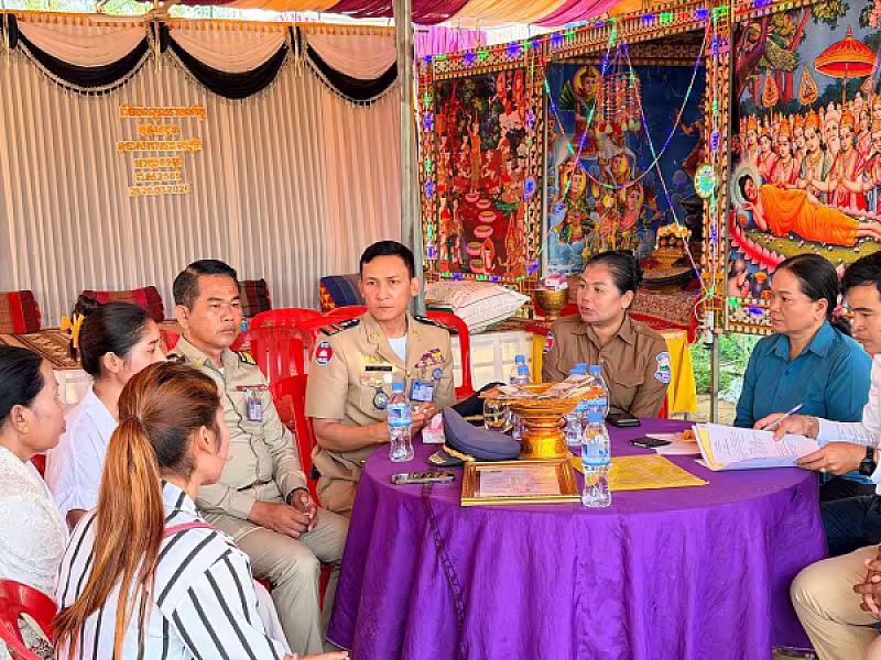 អ.ន.ក. ស្រុករុក្ខគិរី នាំយកថវិកាបេឡាមរណសង្គ្រោះជូនគ្រួសារសពជាសមាជិក