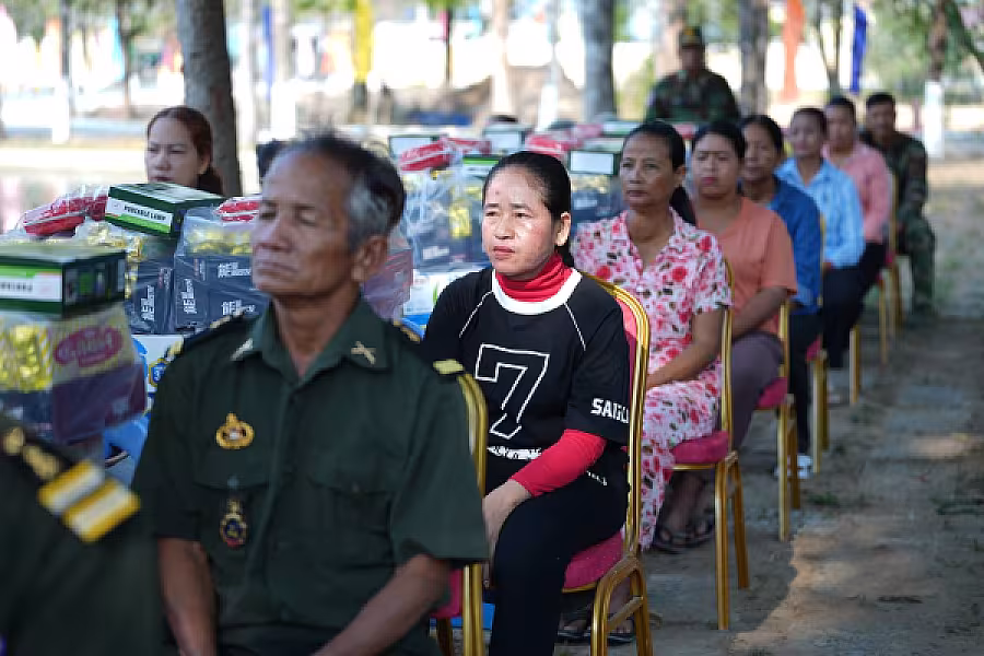 ឯកឧត្តម គីម សុផារុន នាំយកអំណោយជូនអតីតយុទ្ធជន និវត្តជន និងគ្រួសារពលីមរណៈ ៥០គ្រួសារក្នុងខេត្តកណ្ដាល  - Image 11