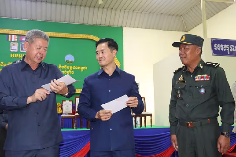 សមាជិក អ.ន.ក.ខេត្តកណ្តាល ចំនួន៥០គ្រួសារបានចាប់ឆ្នោតទទួលផ្ទះ និងដីឡូតិ៍ - Image 4