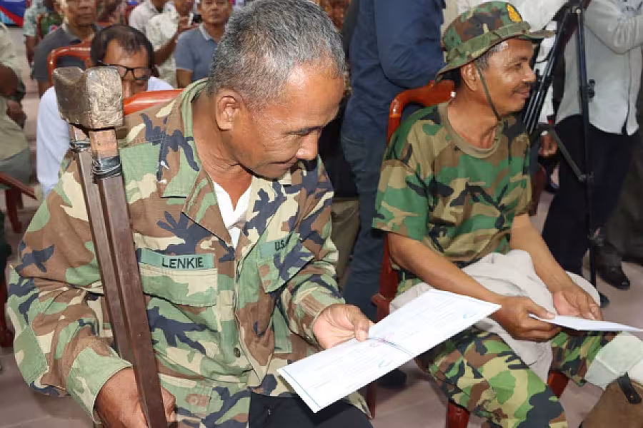 សមាជិក អ.ន.ក.ខេត្តកណ្តាល ចំនួន៥០គ្រួសារបានចាប់ឆ្នោតទទួលផ្ទះ និងដីឡូតិ៍ - Image 8