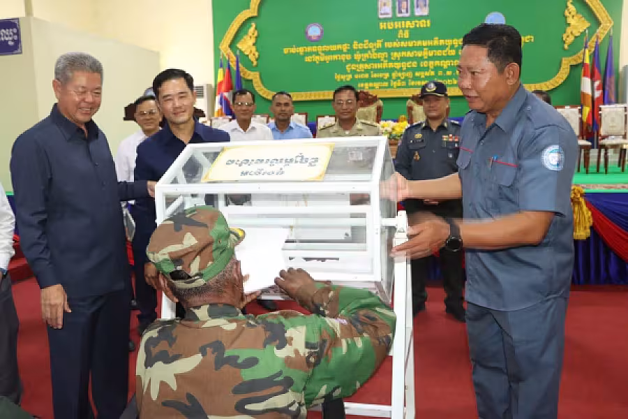 សមាជិក អ.ន.ក.ខេត្តកណ្តាល ចំនួន៥០គ្រួសារបានចាប់ឆ្នោតទទួលផ្ទះ និងដីឡូតិ៍ - Image 10