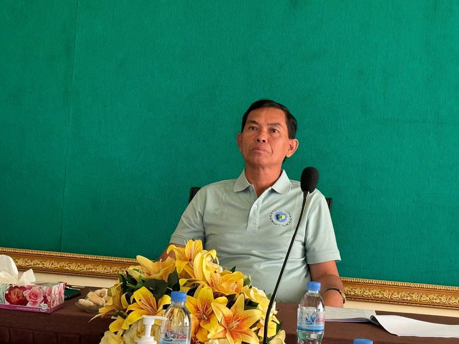 លោក ឃុន វុទ្ធី ប្រធានមន្ទីរសង្គមកិច្ច បន្ទាយមានជ័យ បាន​ចូល​រួម​ឧបត្ថម្ភ​ថវិកា​ចំនួន​ ៥០មុឺនរៀល​ ដេីម្បី​រៀបចំ​មហាសន្និបាត​វិសាមញ្ញ​តំណាង​សមាគម​អតីត​យុទ្ធ​ជន​កម្ពុជា​ទូទាំង​ប្រទេស