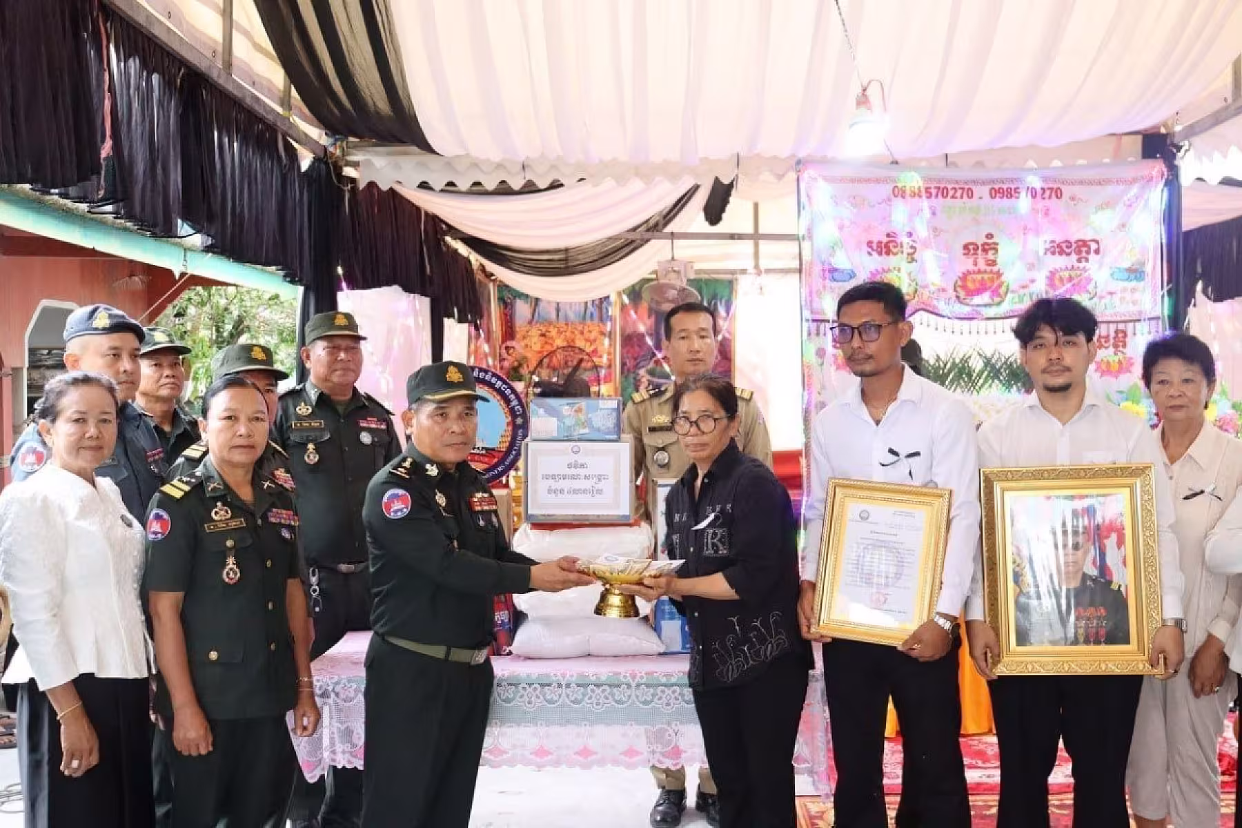 អ.ន.ក. ខេត្តកោះកុង នាំយកថវិកាបេឡាមរណសង្គ្រោះប្រគល់ជូនគ្រួសារសពជាសមាជិក
