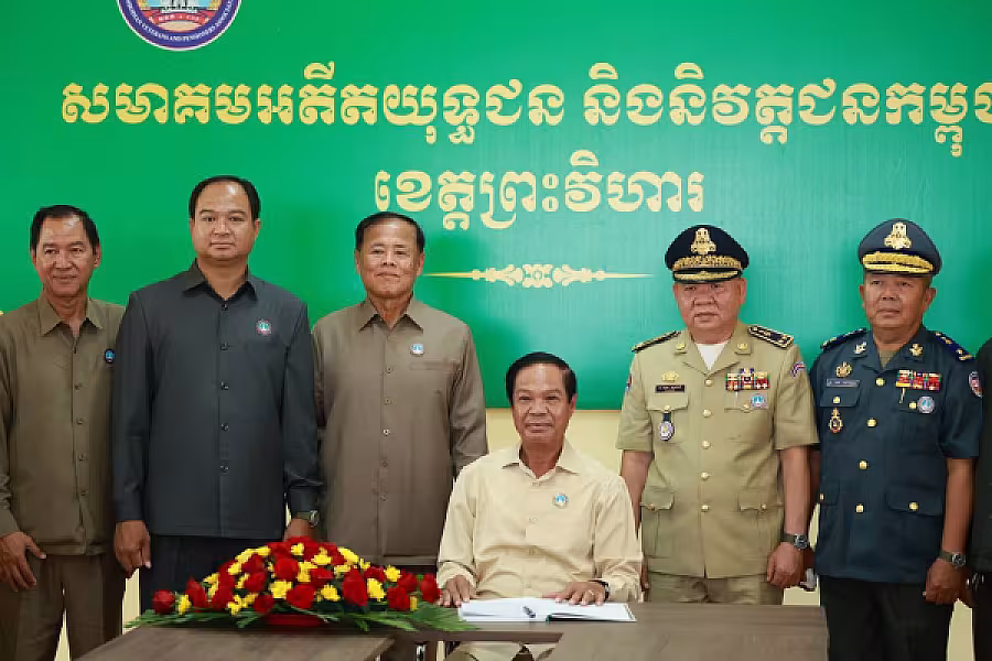 ឯកឧត្តម គន់ គីម អញ្ជើញក្នុងពិធីសម្ពោធទីស្នាក់ការសមាគមខេត្តព្រះវិហារ - Image 6