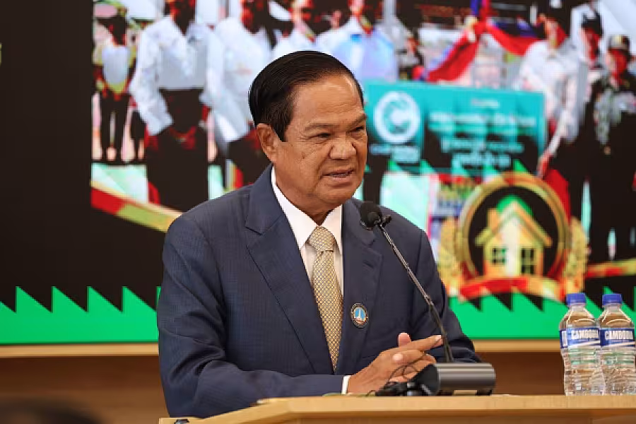 ឯកឧត្តម គន់ គីម អញ្ជើញក្នុងពិធីប្រគល់-ទទួលថវិកា ៥០០,០០០ដុល្លារ ពីក្រុមហ៊ុន ជីប ម៉ុង គ្រុប ដើម្បីសាងសង់ផ្ទះចំនួន ១០០ខ្នងជូនអតីតយុទ្ធជន និងនិវត្តជន - Image 8
