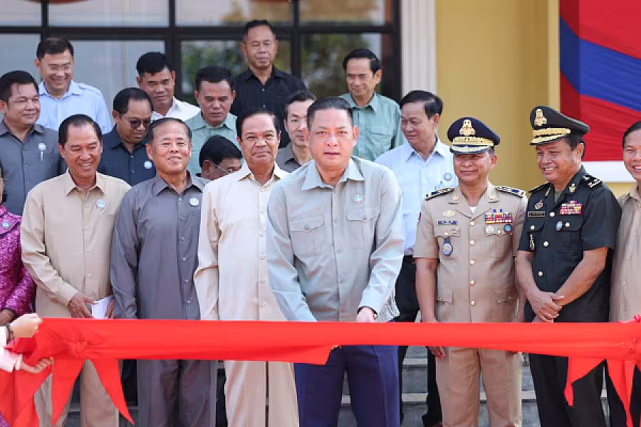ឯកឧត្តម គន់ គីម អញ្ជើញជាអធិបតីក្នុងពិធីសម្ពោធអគារទីស្នាក់សមាគមអតីតយុទ្ធជន និងនិវត្តជនកម្ពុជា ខេត្តត្បូងឃ្មុំ - Image 2