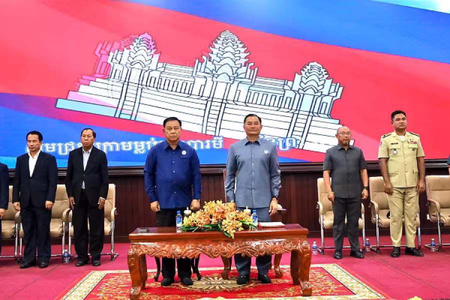 អ.ន.ក.ខេត្តកំពង់ស្ពឺ រៀបចំពិធីប្រកាសសមាសភាពថ្នាក់ដឹកនាំគណៈកម្មាធិការនិងពិធីអបអរសាទរខួបលើកទី១៩ ទិវាអតីតយុទ្ធជន និងនិវត្តជនកម្ពុជា  - Image 2