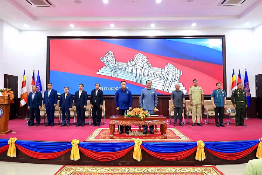 អ.ន.ក.ខេត្តកំពង់ស្ពឺ រៀបចំពិធីប្រកាសសមាសភាពថ្នាក់ដឹកនាំគណៈកម្មាធិការនិងពិធីអបអរសាទរខួបលើកទី១៩ ទិវាអតីតយុទ្ធជន និងនិវត្តជនកម្ពុជា  - Image 3