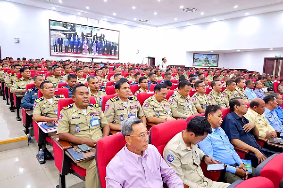 អ.ន.ក.ខេត្តកំពង់ស្ពឺ រៀបចំពិធីប្រកាសសមាសភាពថ្នាក់ដឹកនាំគណៈកម្មាធិការនិងពិធីអបអរសាទរខួបលើកទី១៩ ទិវាអតីតយុទ្ធជន និងនិវត្តជនកម្ពុជា  - Image 14