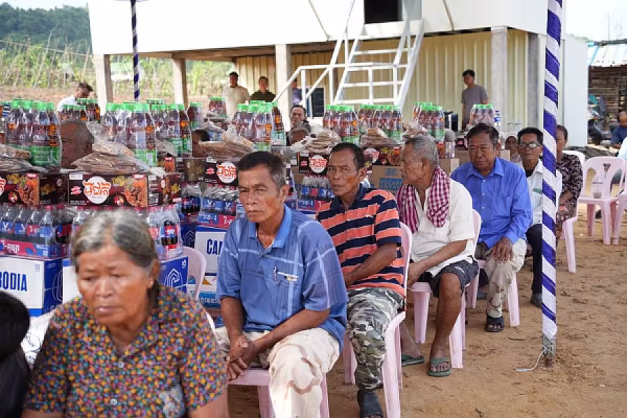 អ.ន.ក.ខេត្តព្រះសីហនុ រៀបចំពិធីសំណេះសំណាលជាមួយសមាជិកចំនួន ៦៧គ្រួសារ - Image 5