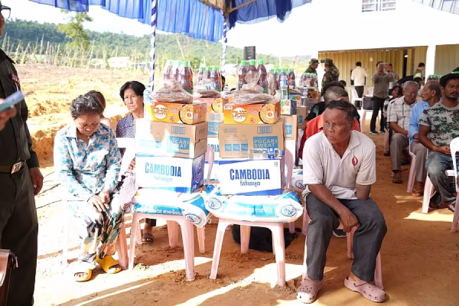 អ.ន.ក.ខេត្តព្រះសីហនុ រៀបចំពិធីសំណេះសំណាលជាមួយសមាជិកចំនួន ៦៧គ្រួសារ - Image 8